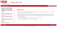 Tablet Screenshot of my.oppassessment.eu.com